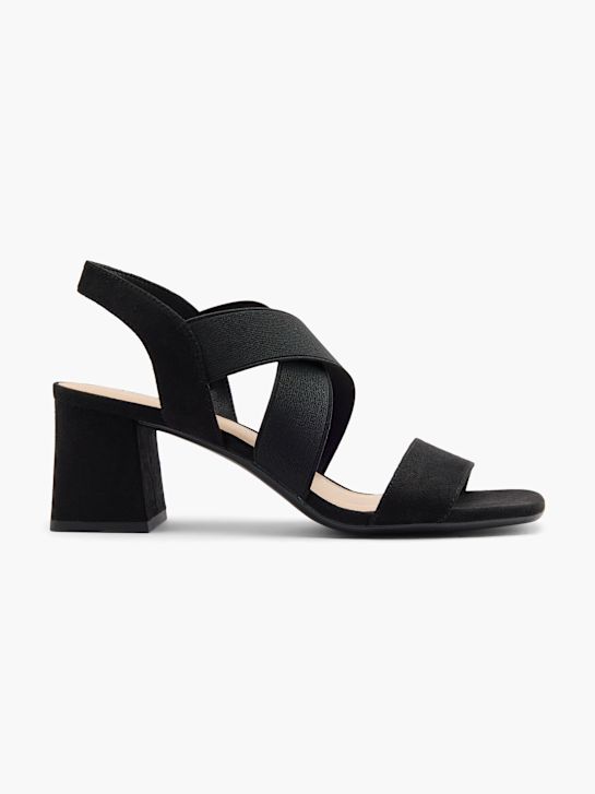 Graceland Højhælet sandal Sort 124288 1