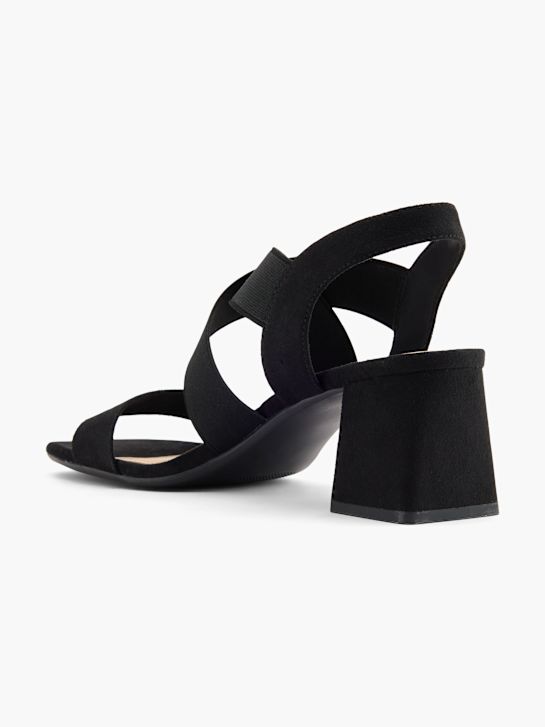 Graceland Højhælet sandal Sort 124288 3