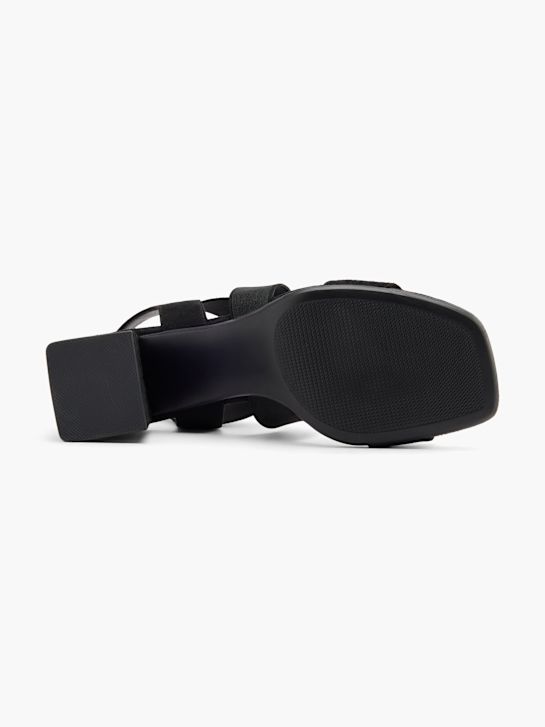 Graceland Højhælet sandal Sort 124288 4