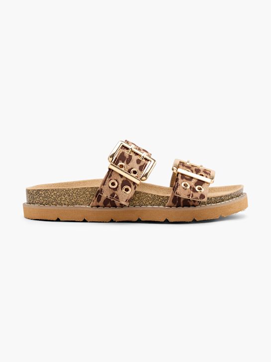 Claudia Ghizzani Tieffuß Pantolette Braun 124309 1