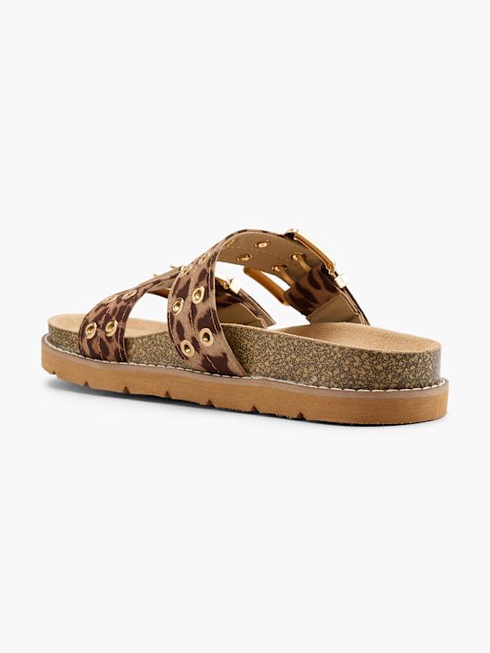 Claudia Ghizzani Tieffuß Pantolette Braun 124309 3