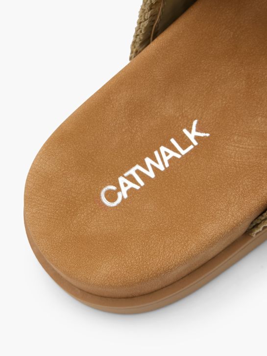 Catwalk Papuci cu talpă adâncă Bej 124497 6