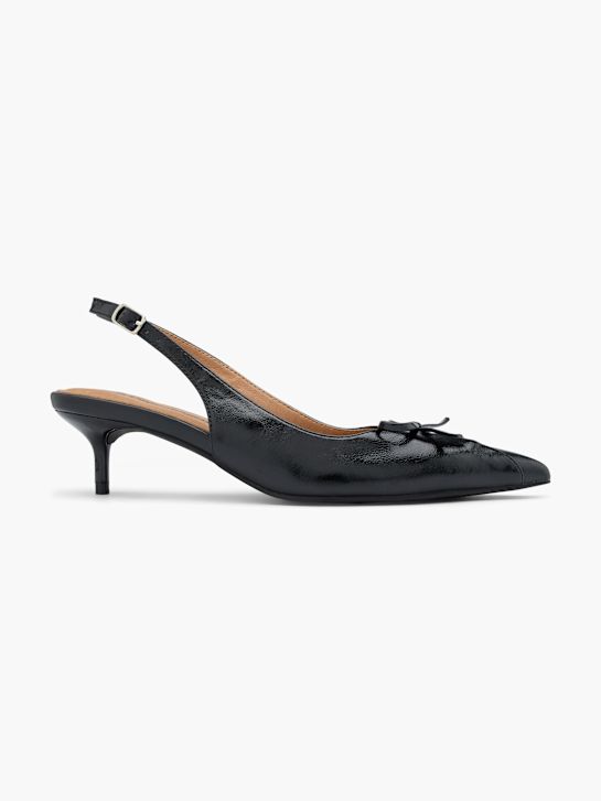 Läst Copenhagen Slingback pump Sort 124610 1