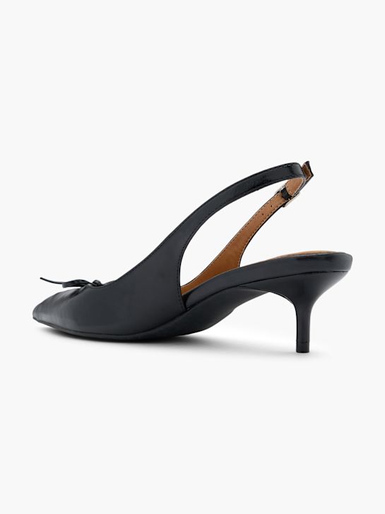 Läst Copenhagen Slingback pump Svart 124610 3