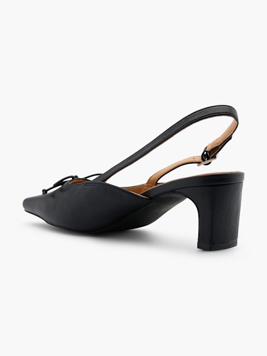 Läst Copenhagen Slingback pump Sort 124585 3