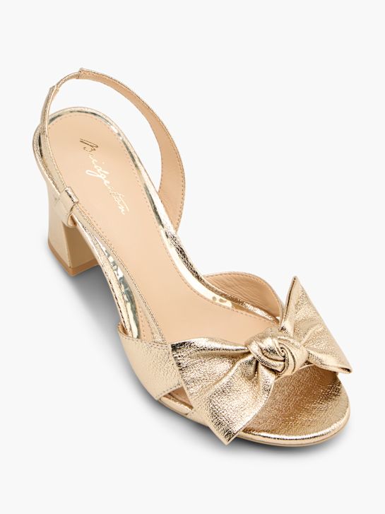 Bridgerton Sandale cu toc Auriu 124629 2