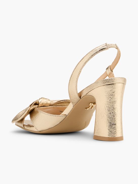 Bridgerton Sandale cu toc Auriu 124629 3