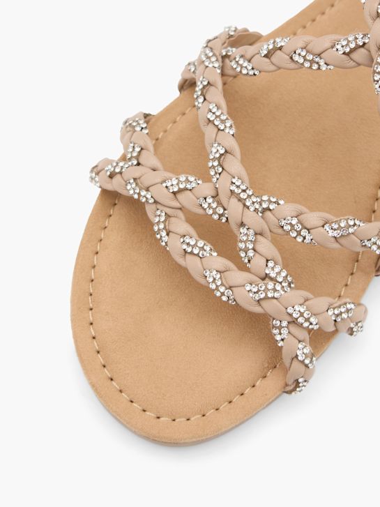 Graceland Sandale Taupe 124777 5