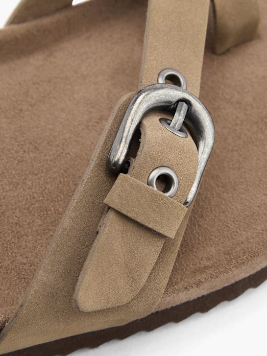 Graceland Sandalias de dedo Taupe 124782 5