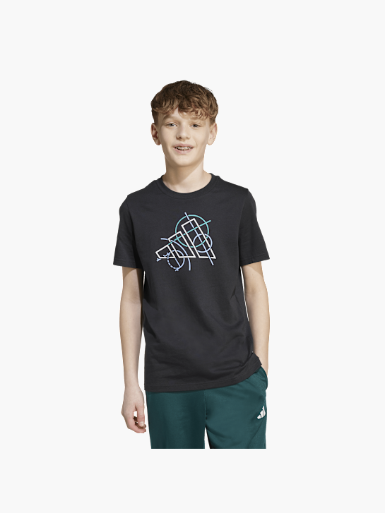 adidas T-Shirt Schwarz 125249 2