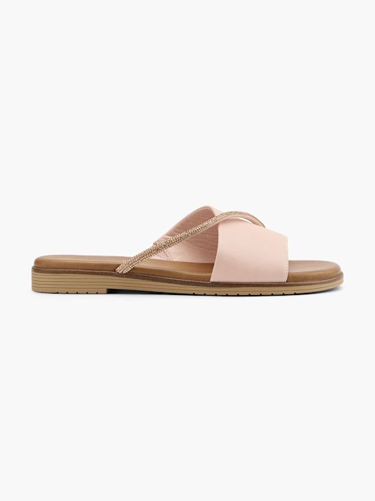 Graceland Flache Pantolette Pink 125114 1