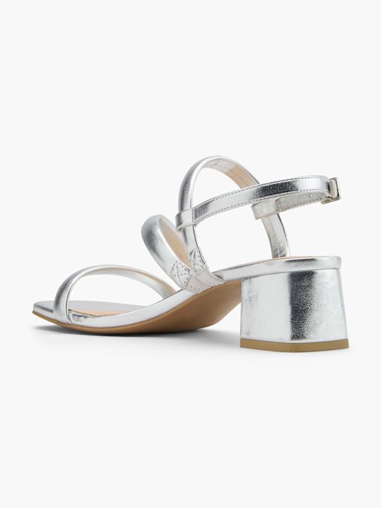 Catwalk Sandale cu toc Argint 125206 3