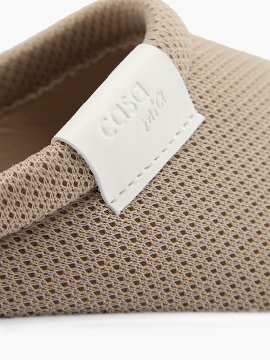 Casa mia Chaussons Taupe 125617 5