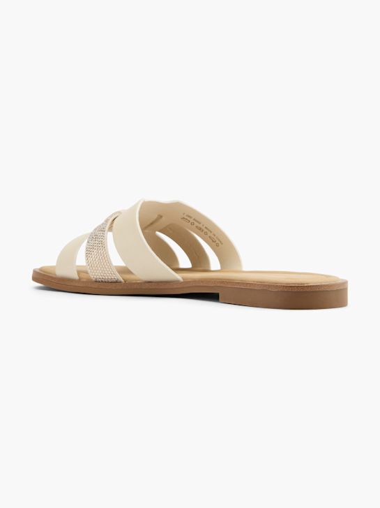 Graceland Flache Pantolette Beige 125674 3