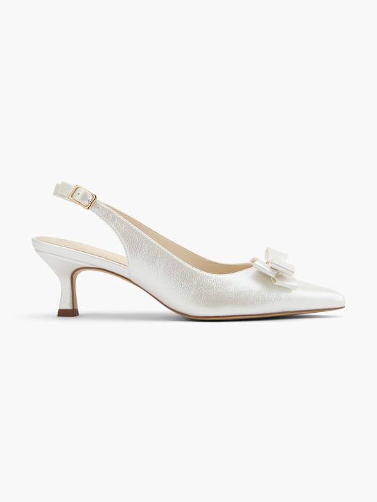 Catwalk Slingpumps Weiß 125688 1