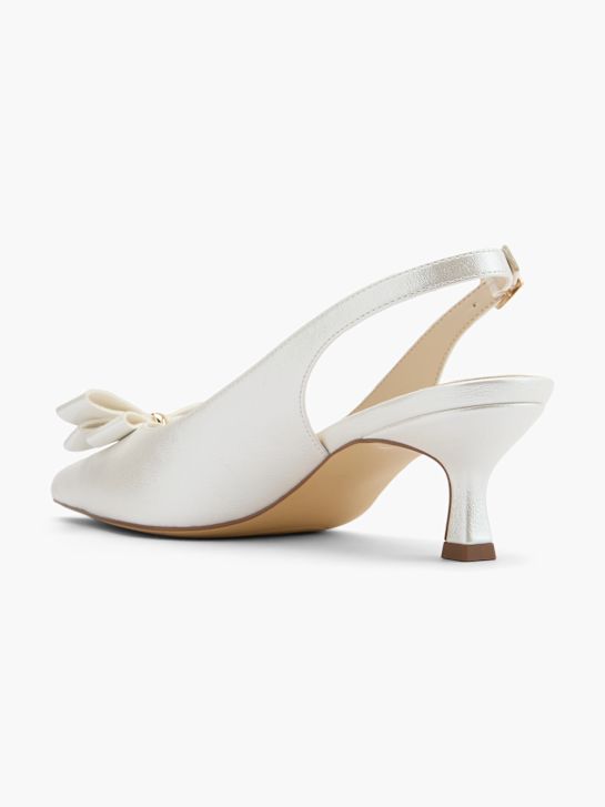 Catwalk Slingback pump Hvid 125688 3
