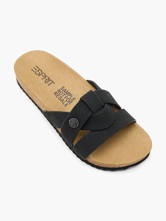 ESPRIT Ciabatta con plantare profondo Nero 125802 2