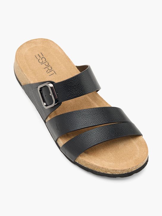 ESPRIT Tieffuß Pantolette Schwarz 125803 2