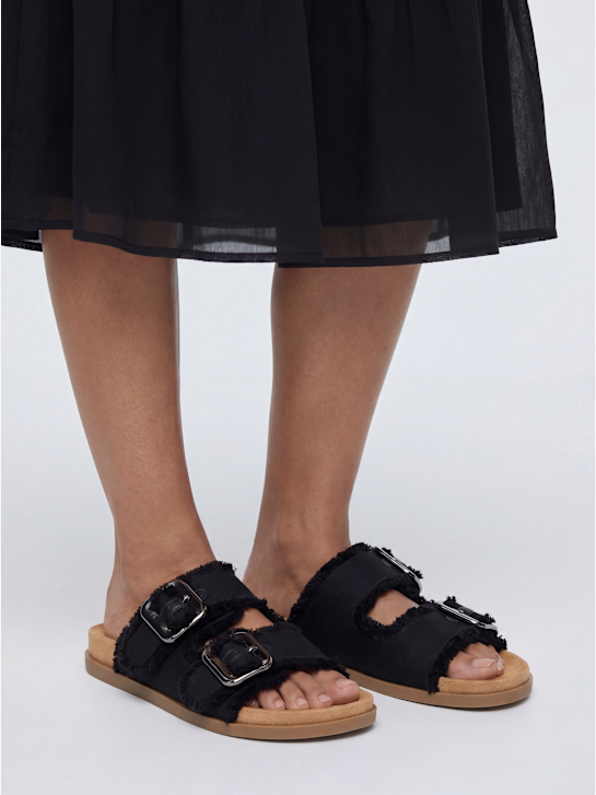 Catwalk Chinelo com palmilha alta Preto 125778 6