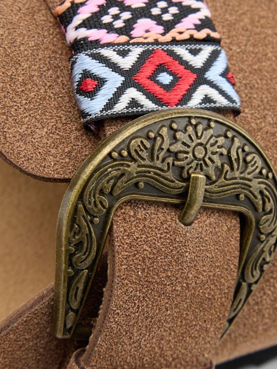 Catwalk Chinelo com palmilha alta Castanho 126318 5