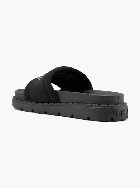 Buffalo Claquettes Noir 127319 3