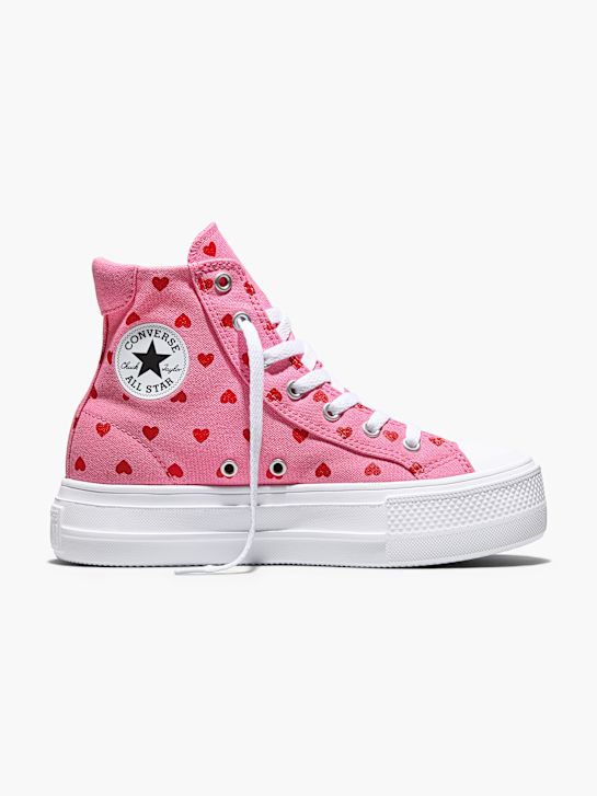Converse Sportbačiai aukštu aulu Rožinė 127425 1