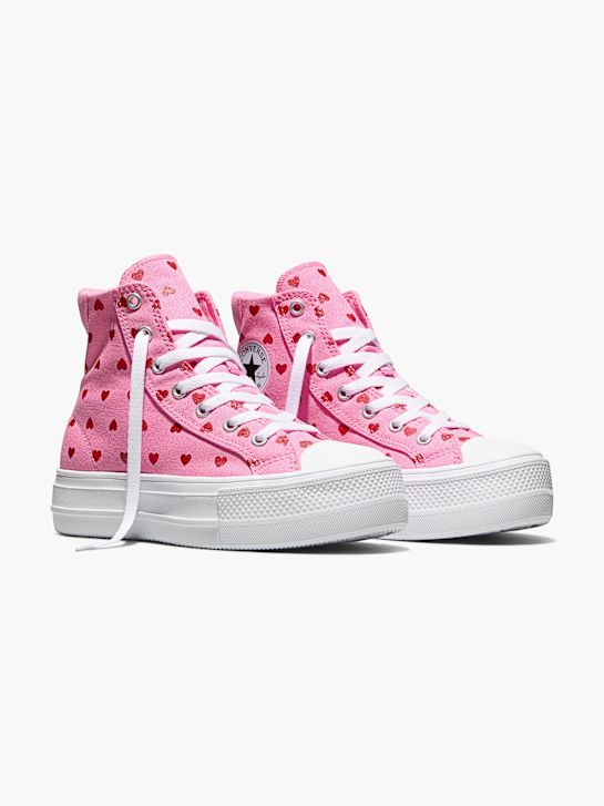 Converse Високи маратонки Яркорозов 127425 2