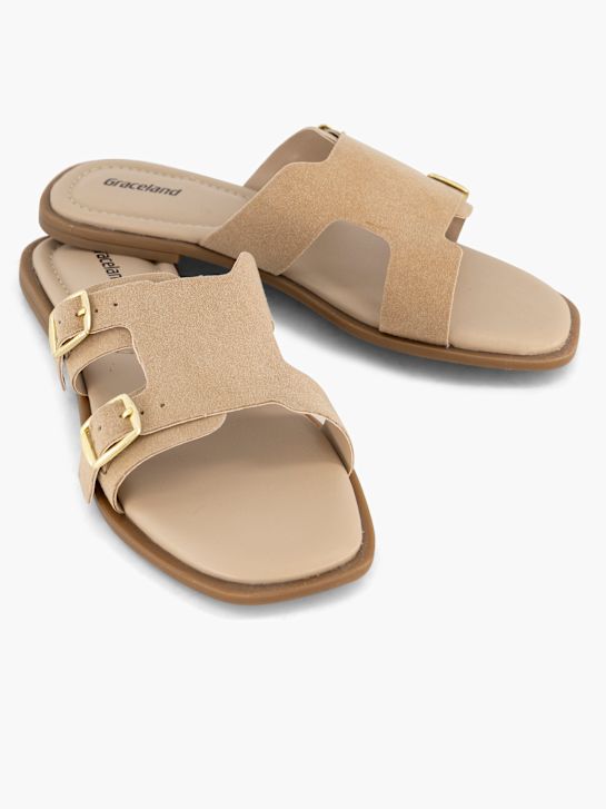 Graceland Papuc jos Gri taupe 127365 5