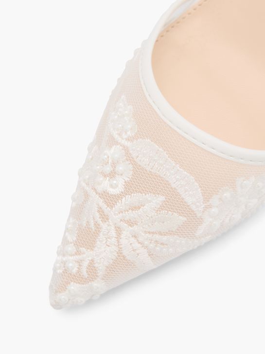 Catwalk Czółenka z paseczkiem Biały 128043 5
