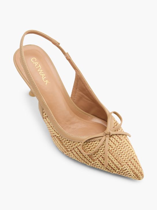 Catwalk Slingpumps Beige 128046 2