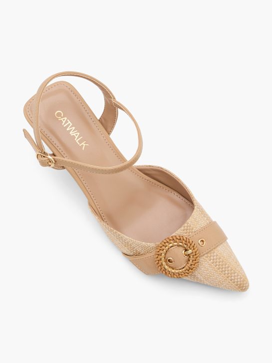 Catwalk Tacones con hebilla Beige 128045 2
