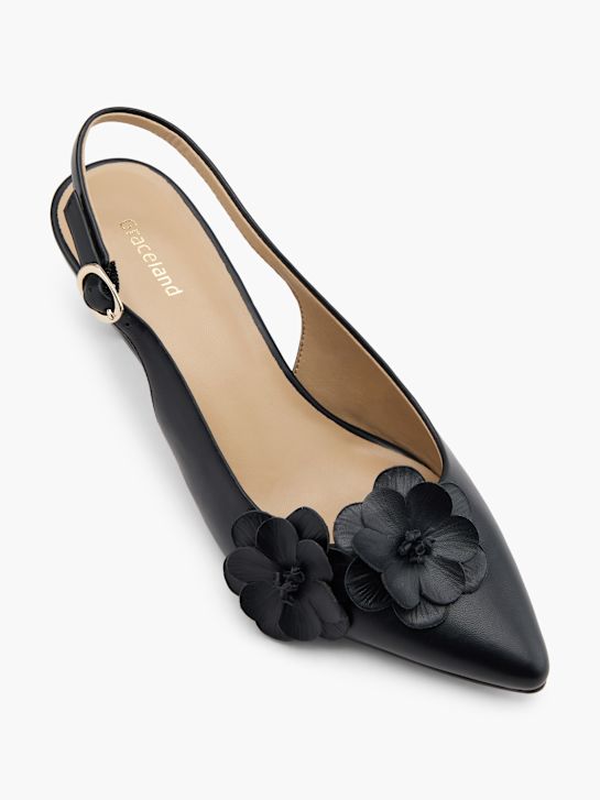 Graceland Slingback salonke Crna 128105 2
