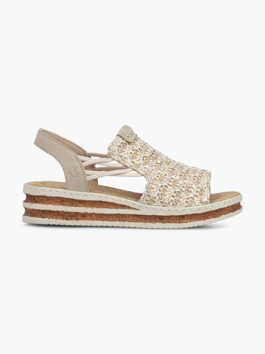 Rieker Sandales à talons Beige 128128 1