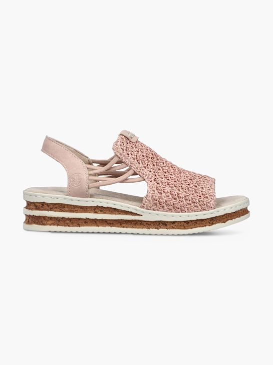 Rieker Sandales à talons Rose 128126 1