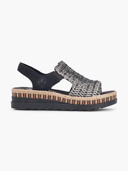 Rieker Sandalette Schwarz 128129 1