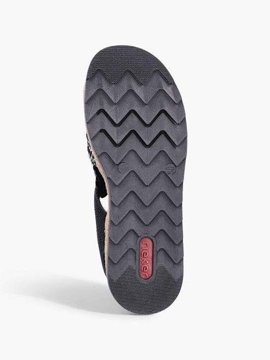 Rieker Sandales à talons Noir 128129 4