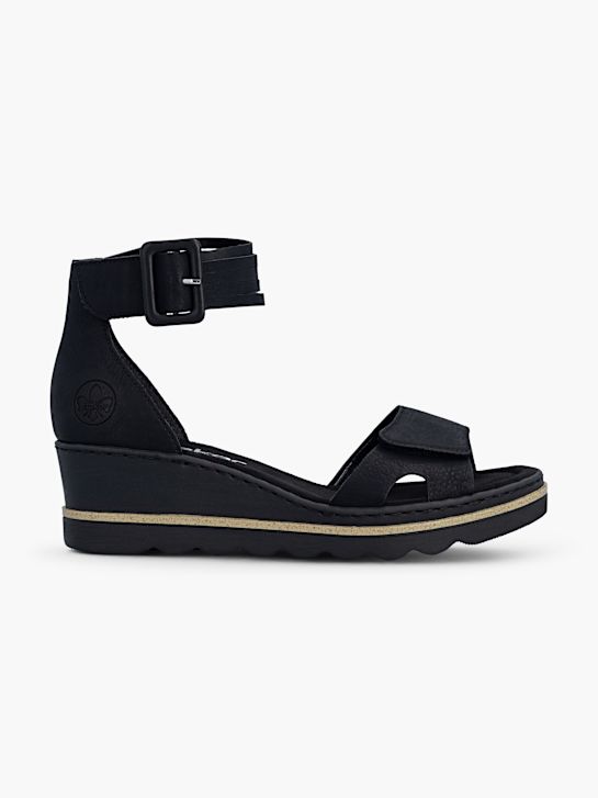 Rieker Sandalette Schwarz 128130 1