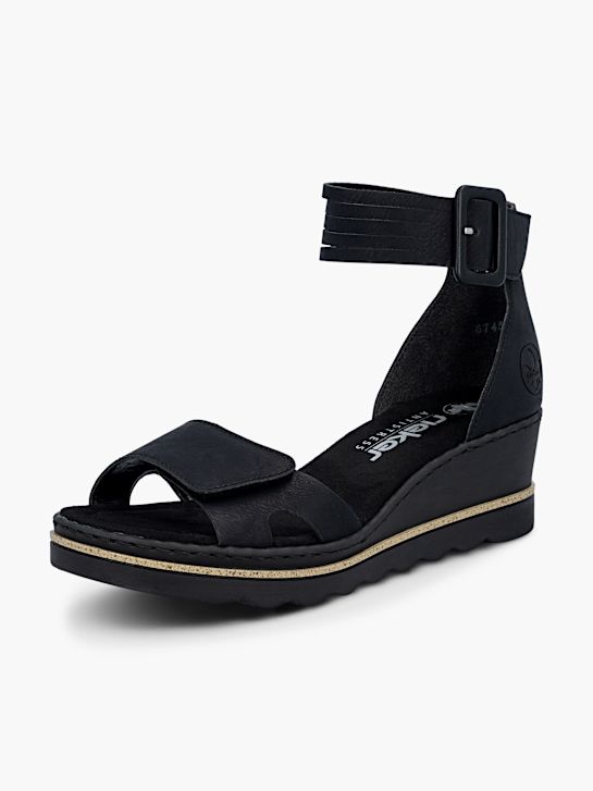 Rieker Sandalette Schwarz 128130 2