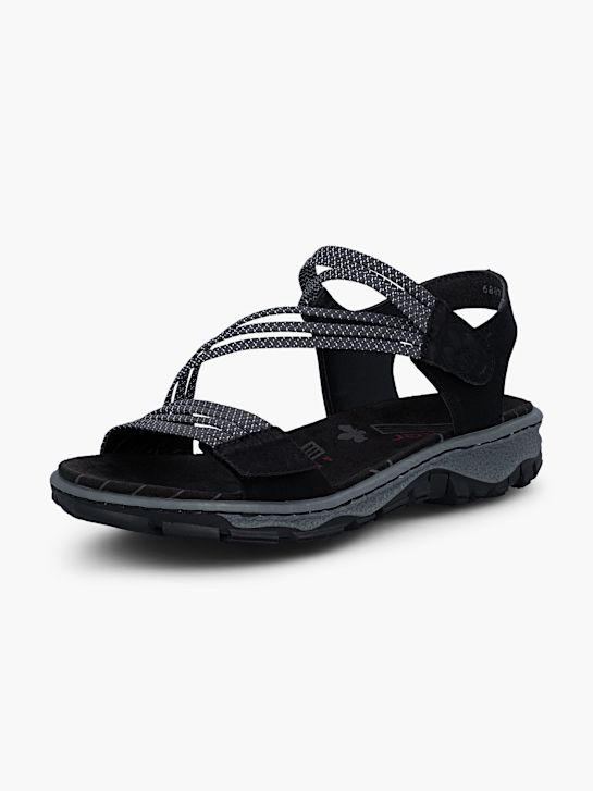 Rieker Sandalo da trekking Nero 128135 2