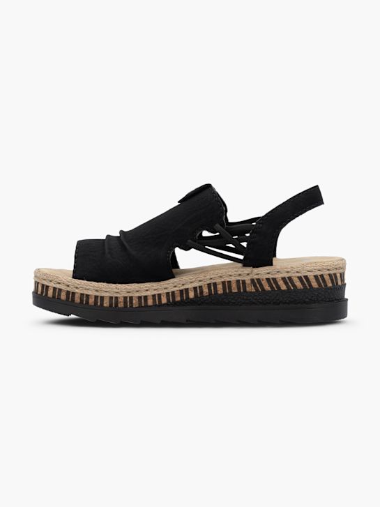 Rieker Sandalette Schwarz 128432 3