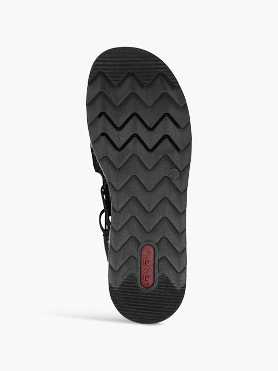 Rieker Sandales à talons Noir 128432 4