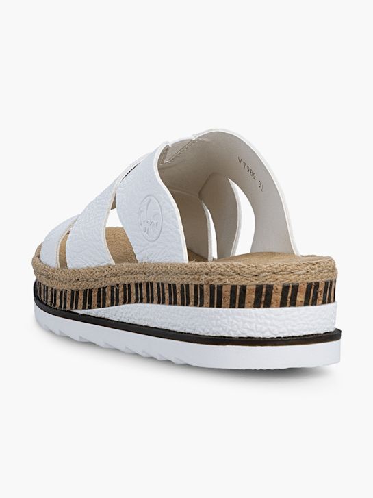 Rieker Chaussons Blanc 128434 5