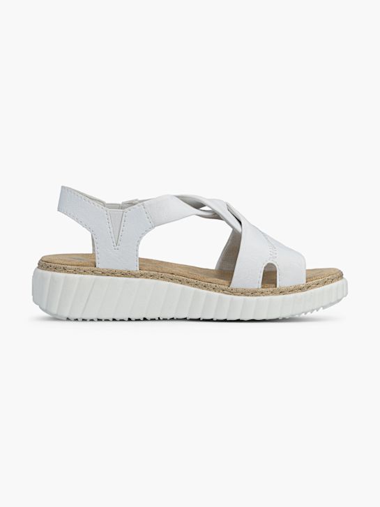 Rieker Sandales à talons Blanc 128435 1