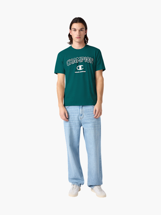 Champion Tee-shirt Vert foncé 128459 3