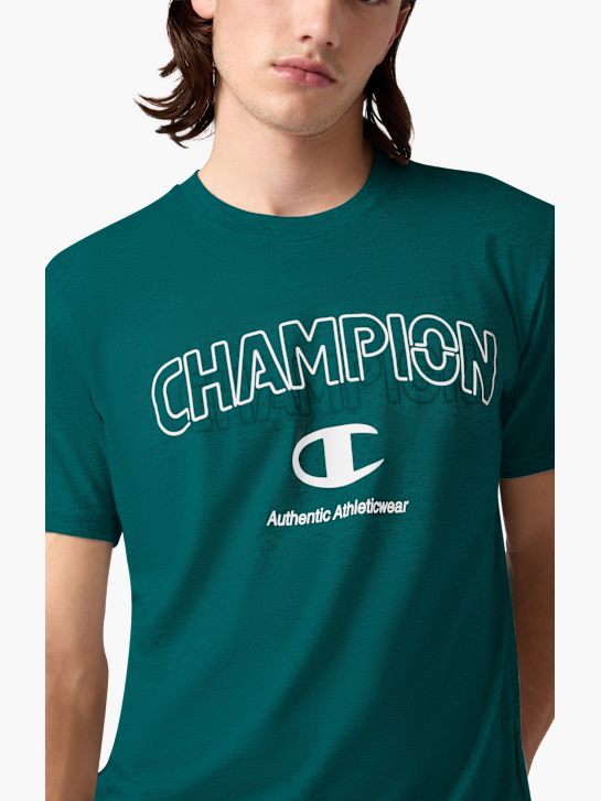 Champion Tee-shirt Vert foncé 128459 5