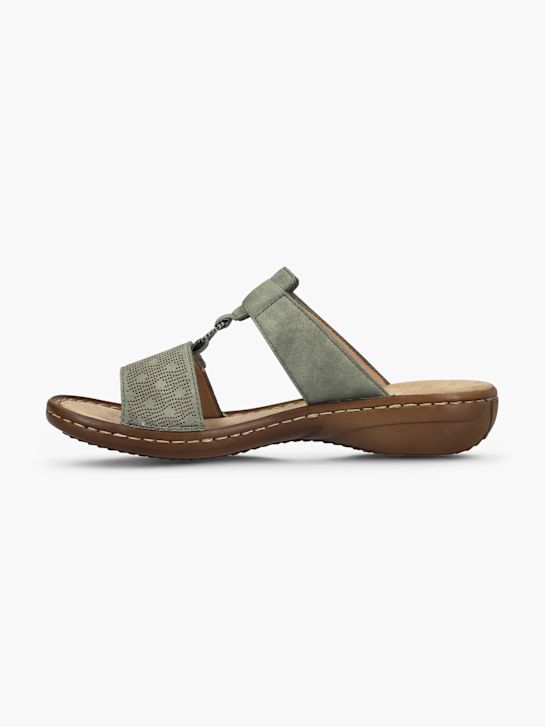 Rieker Pantolette Olive 128462 3