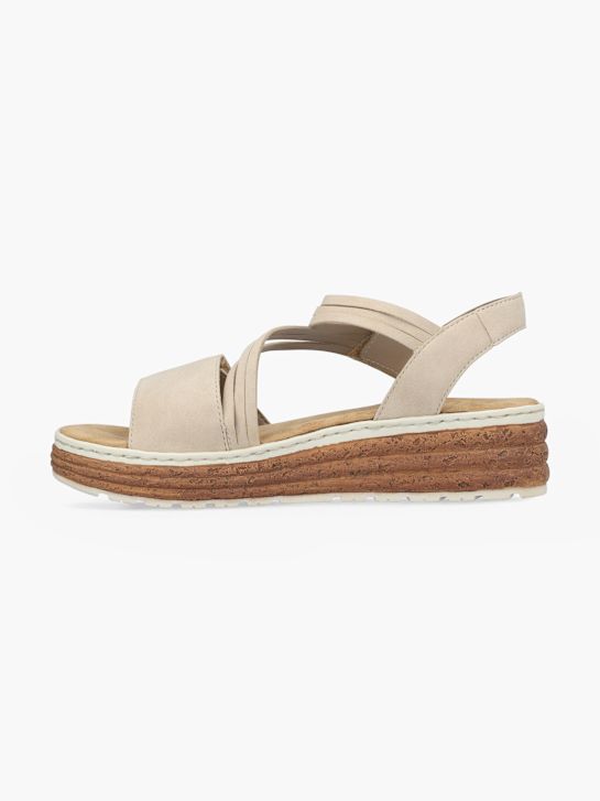 Rieker Sandales à talons Beige 128464 3