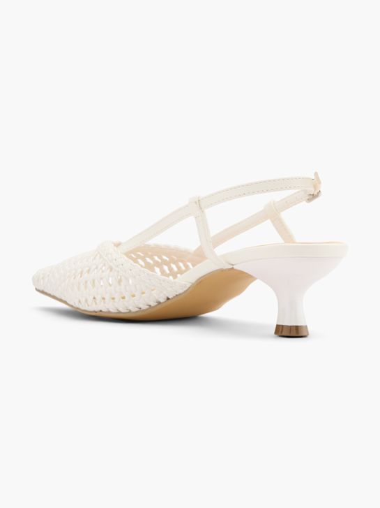 Catwalk Slingback salonke Bijela 128307 3