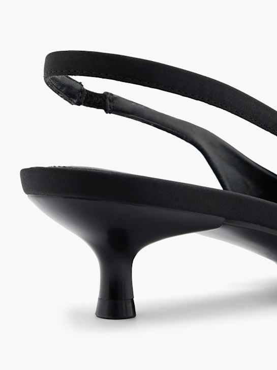 Catwalk Slingback salonarji Črna 128834 6