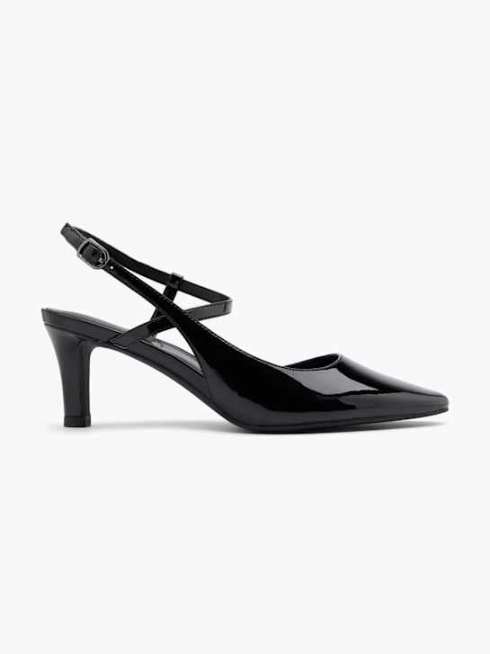 Graceland Pantofi sling Negru 128837 1